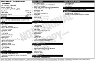 2005 Chrysler Crossfire Limited