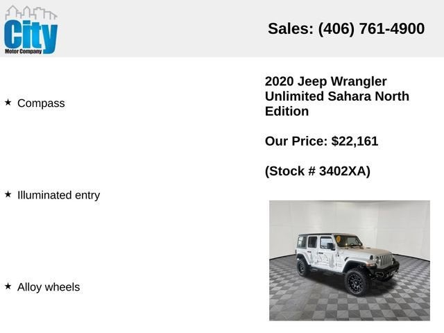 2020 Jeep Wrangler Unlimited North Edition