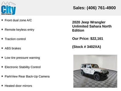 2020 Jeep Wrangler Unlimited North Edition