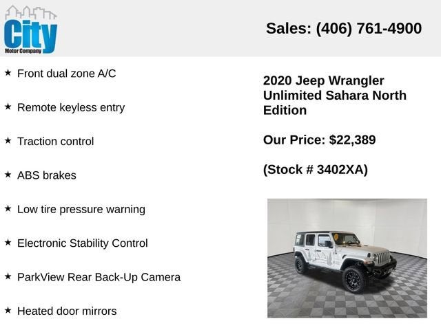 2020 Jeep Wrangler Unlimited North Edition