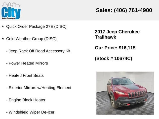 2017 Jeep Cherokee Trailhawk