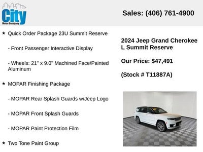 2024 Jeep Grand Cherokee L Summit Reserve