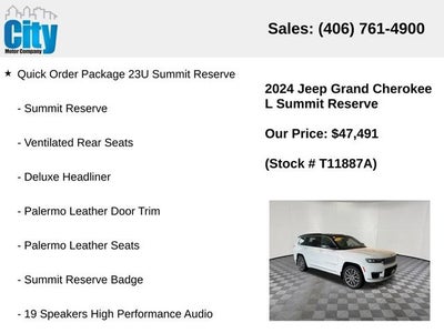 2024 Jeep Grand Cherokee L Summit Reserve
