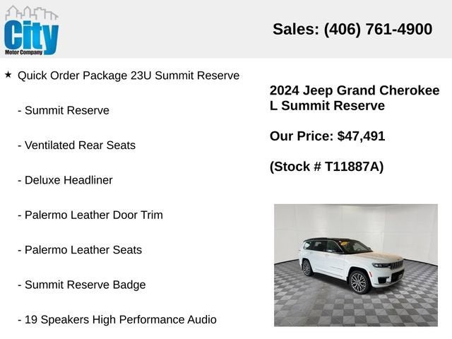 2024 Jeep Grand Cherokee L Summit Reserve