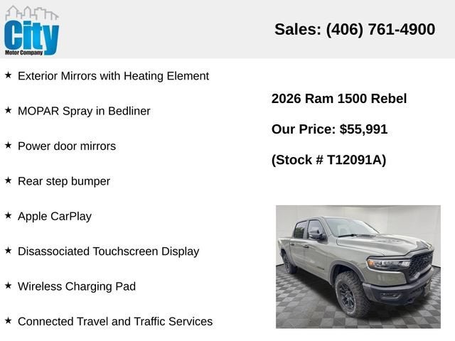 2026 RAM 1500 Rebel
