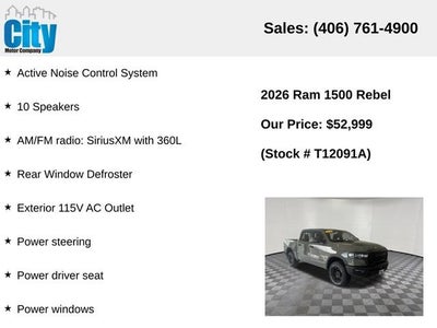 2026 RAM 1500 Rebel