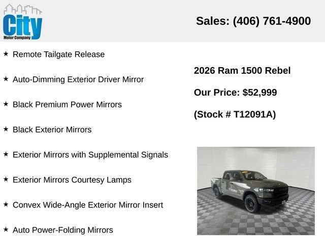 2026 RAM 1500 Rebel