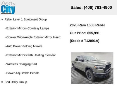 2026 RAM 1500 Rebel