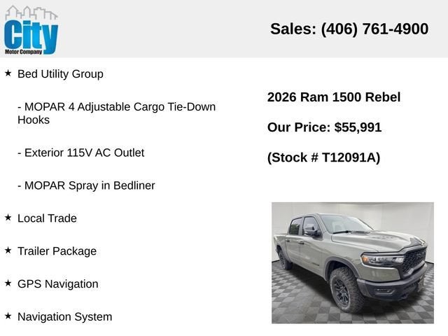 2026 RAM 1500 Rebel
