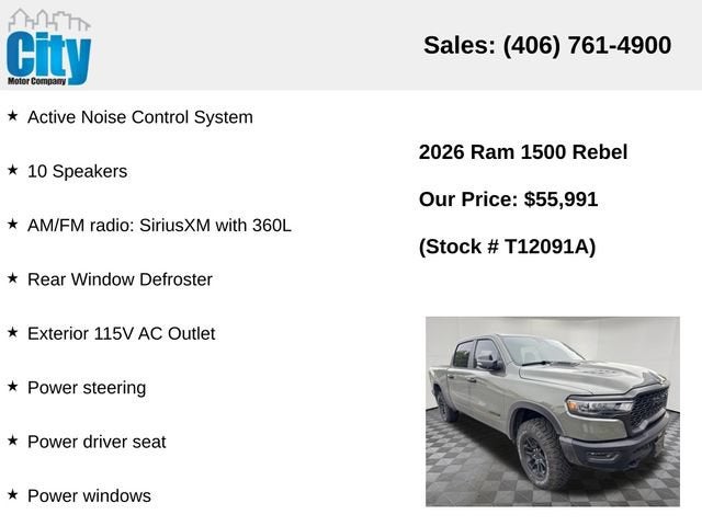 2026 RAM 1500 Rebel