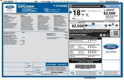 2016 Ford Explorer Platinum
