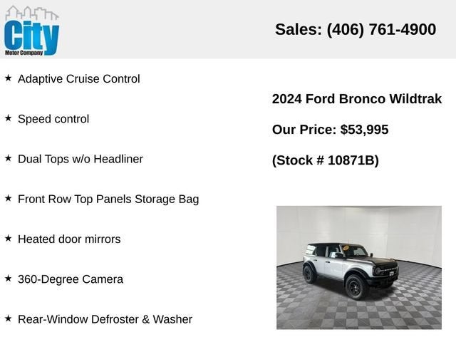 2024 Ford Bronco Wildtrak