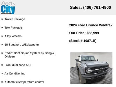 2024 Ford Bronco Wildtrak