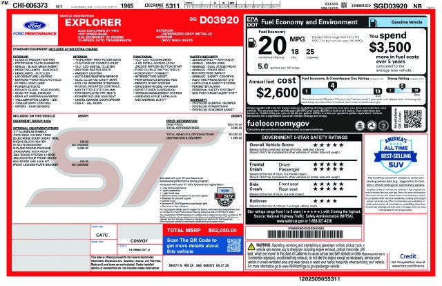 2025 Ford Explorer ST
