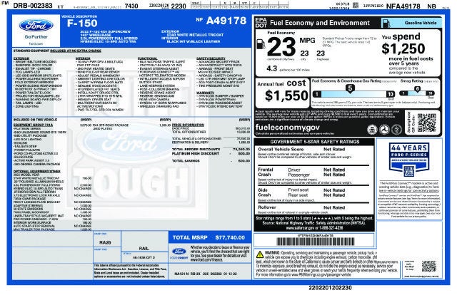 2022 Ford F-150 XL