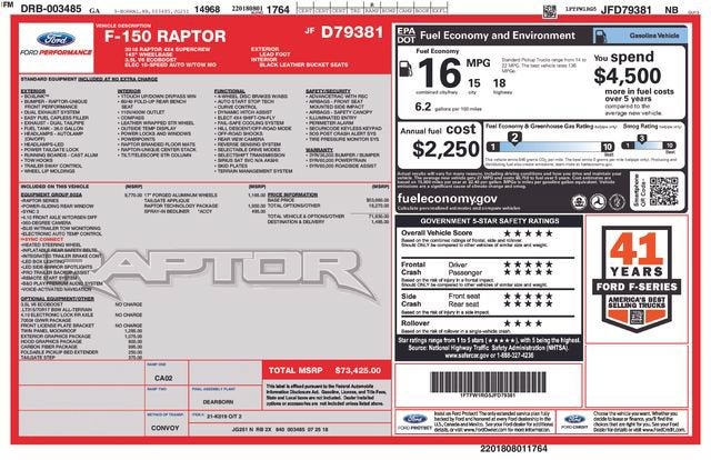 2018 Ford F-150 Raptor - Photo 4