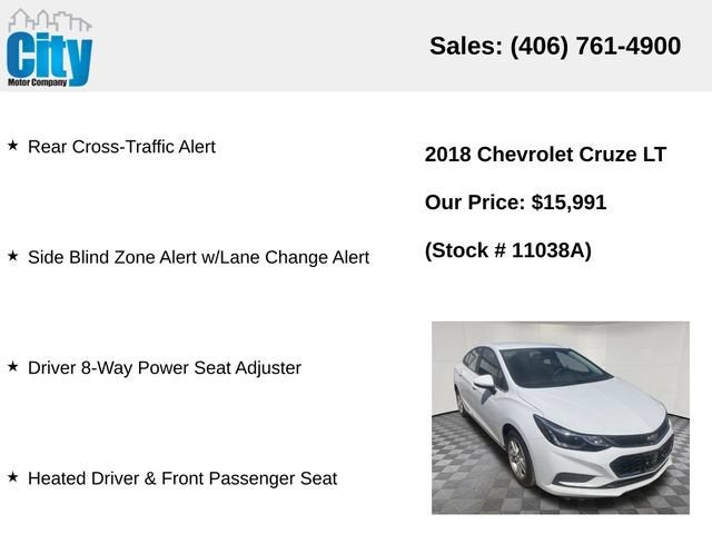2018 Chevrolet Cruze LT - Photo 6