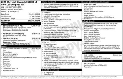 2025 Chevrolet Silverado 2500 HD LT