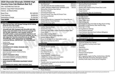 2020 Chevrolet Silverado 2500 HD High Country