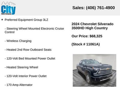 2024 Chevrolet Silverado 3500 HD High Country