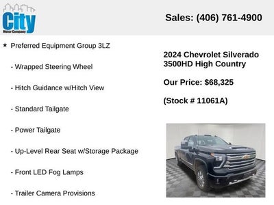 2024 Chevrolet Silverado 3500 HD High Country