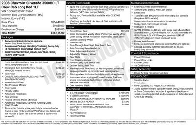 2008 Chevrolet Silverado 3500 HD SRW LT w/1LT