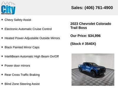 2023 Chevrolet Colorado 4WD Trail Boss