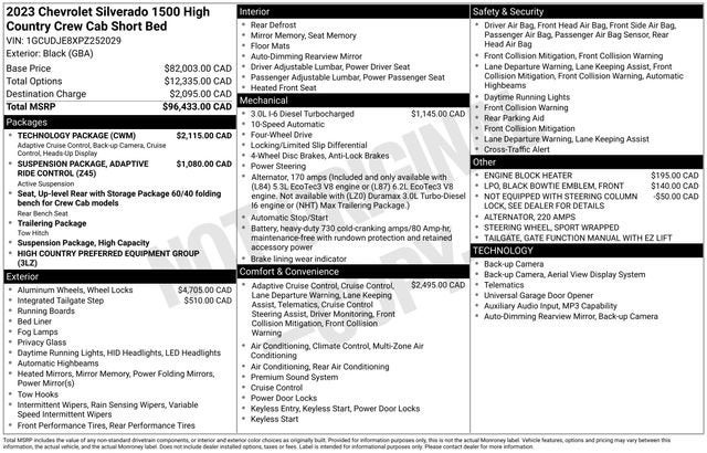 2023 Chevrolet Silverado 1500 High Country