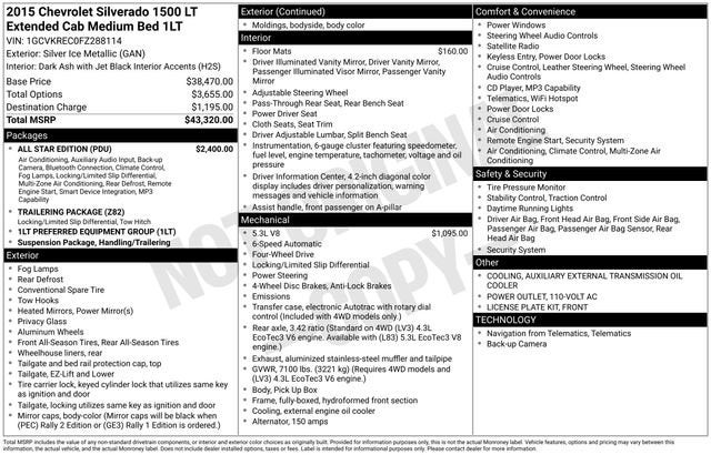 2015 Chevrolet Silverado 1500 LT