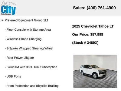 2025 Chevrolet Tahoe LT