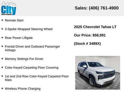 2025 Chevrolet Tahoe LT