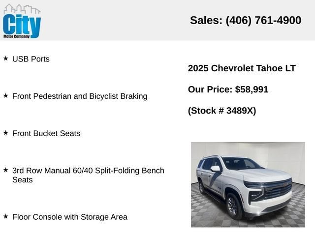 2025 Chevrolet Tahoe LT