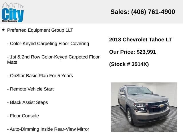2018 Chevrolet Tahoe LT