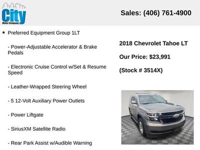 2018 Chevrolet Tahoe LT