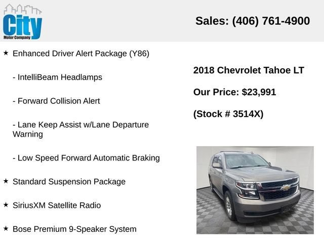 2018 Chevrolet Tahoe LT
