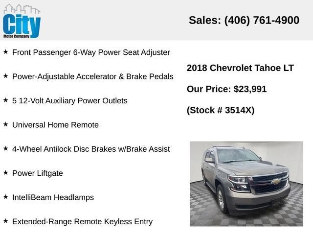 2018 Chevrolet Tahoe LT