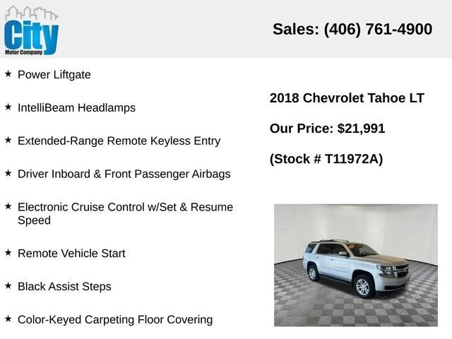2018 Chevrolet Tahoe LT