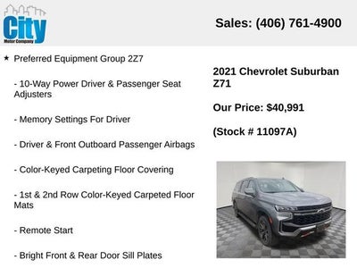 2021 Chevrolet Suburban Z71