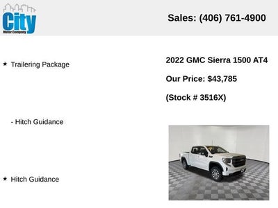 2022 GMC Sierra 1500 AT4