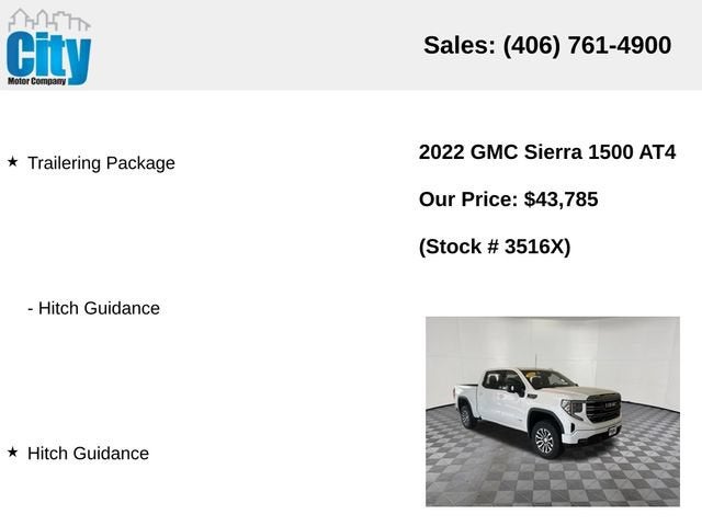 2022 GMC Sierra 1500 AT4