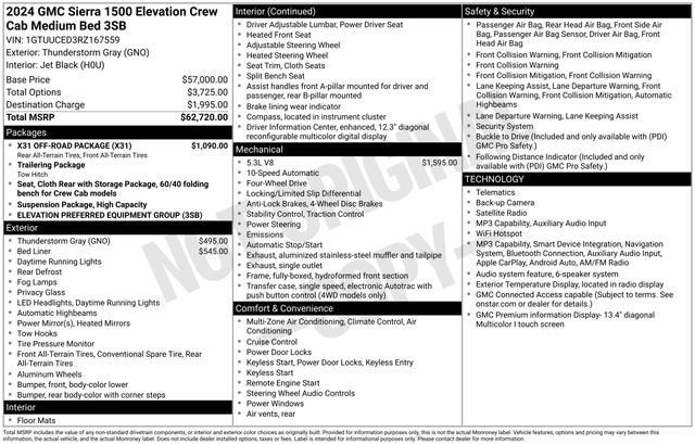 2024 GMC Sierra 1500 Elevation