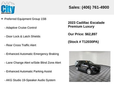 2023 Cadillac Escalade Premium Luxury