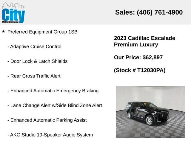 2023 Cadillac Escalade Premium Luxury