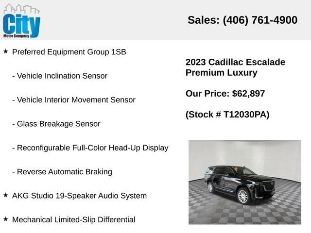 2023 Cadillac Escalade Premium Luxury