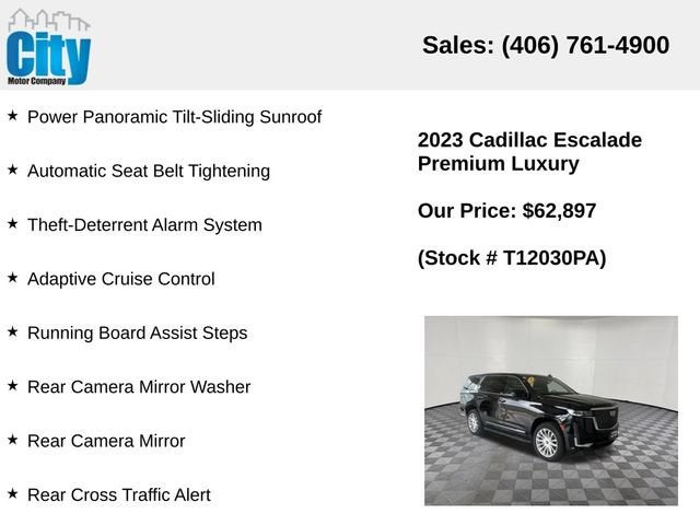 2023 Cadillac Escalade Premium Luxury