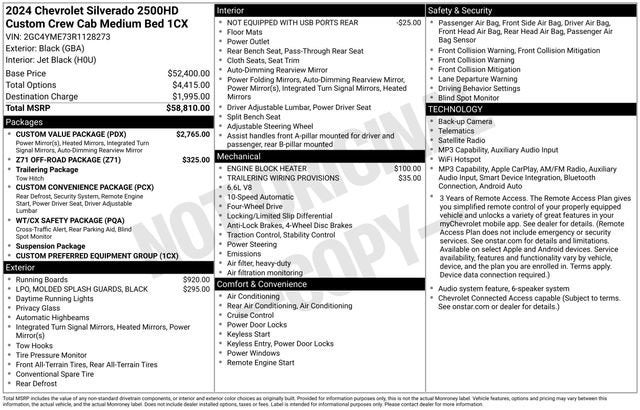 2024 Chevrolet Silverado 2500 HD Custom