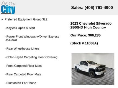2023 Chevrolet Silverado 2500 HD High Country