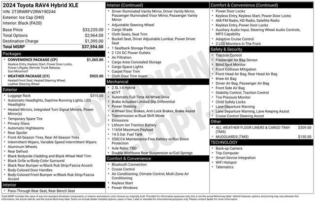 2024 Toyota RAV4 Hybrid XLE