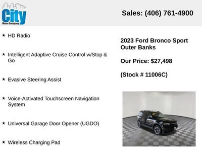 2023 Ford Bronco Sport Outer Banks