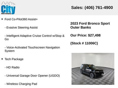 2023 Ford Bronco Sport Outer Banks